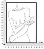 Pannello decorazione a quadro in metallo sexy 60x80cm  40888 - foto 6