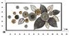 Pannello quadro in metallo con riquadro fiori e grandi foglie 120x59  40947 - foto 5