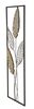 Ulteriore dettaglio di Quadro decorativo 3d con foglie in metallo e legno 30,5x91cm  40302