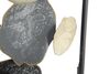 Quadro metallo design astratto grigio nero bianco oro 28,5x74cm  40281 - foto 6