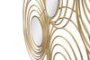 Ulteriore dettaglio di Quadro cerchi concentrici oro lungo orizzontale 90x45  40779