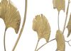 Particolare di Quadro decorativo in metallo color oro con ramo di foglie 115,5x90cm  40954
