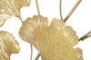 Ulteriore dettaglio di Quadro decorativo in metallo color oro con ramo di foglie 115,5x90cm  40954