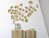 Quadro ampio decorativo in metallo color oro con ramo di foglie 115,5x90cm 40954 COLORI E LUCI - foto 4