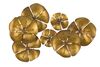 Immagine aggiuntiva di Decorazione da parete in metallo dorato scuro 80x57cm  40317