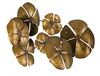 Decorazione da parete in metallo dorato scuro 80x57cm  40317 - foto 6
