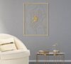 Quadro decorativo da parete mani sul viso e farfalla 60x80  40867 - foto 4