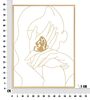 Quadro decorativo da parete mani sul viso e farfalla 60x80  40867 - foto 5