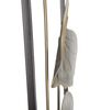 Quadro decorazione da parete metallo foglie cornice rettangolo 31x89,5  40440 - foto 5