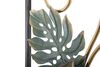 Quadro stretto e lungo foglie verdi e fiori oro e bianco 31x90cm  40284 - foto 4