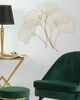 Quadro foglie ginkgo biloba in ferro oro gold 79x68cm  40319 - foto 5
