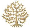 Immagine aggiuntiva di Albero in metallo dorato con foglie e radici quadro parete 91x90cm  40443