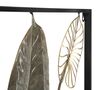 Particolare di Quadro in metallo verticale bouquet di foglie 66x100cm  40651
