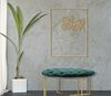 Quadro in metallo viso dorato 60x80cm  40866 - foto 4
