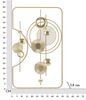 Quadro metallo cornice design cerchi e linee 49,5x80  41190 - foto 5
