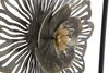Fiori metallici nei toni del tortora su quadro 50cm  40381 - foto 4
