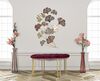 Immagine aggiuntiva di Quadro verticale ramo con foglie dai toni bronzati 69,5x92 cm  40500