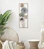 Quadro stretto 31,2 cm e alto 90cm mazzo astratto con fiori  40481
