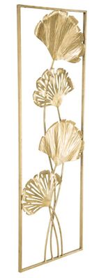 Quadro in metallo stretto e lungo per decorazione pareti 31x90  40309