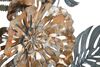 Particolare di Quadro blu oro e rame fiori in metallo a mazzo 66x98cm  40312