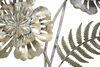 Quadro blu oro e rame fiori in metallo a mazzo 66x98cm  40312 - foto 4