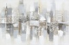Altra foto di quadro materico riflessi 60x90 grigio tortora avorio