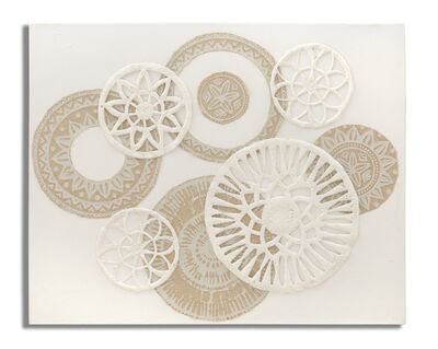 Quadro decor 80x100 cerchi arabeschi  40864