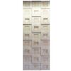 Quadro bianco verticale lungo con quadretti in rilievo 50x150  38356