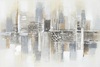Quadro lungo orizzontale o verticale astratto riflessi toni grigio 90x60 39888 COLORI E LUCI