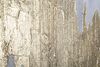Ulteriore dettaglio di Quadro moderno oro grigio texture materiche e riflessi metallici 100x80 astra