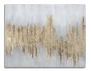 Quadro moderno oro grigio texture materiche e riflessi metallici 100x80 astratto  45641
