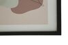 Particolare di Quadro moderno con cornice nera e profilo di donna 35x47cm  40860