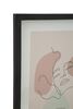 Ulteriore dettaglio di Quadro moderno con cornice nera e profilo di donna 35x47cm  40860