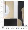 Quadro nero e oro moderno astratto blocchi 80x100cm 40323 COLORI E LUCI - foto 5
