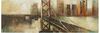 Quadro con ponte tonalit&agrave; tortora grigio brown 150x50 39338 COLORI E LUCI