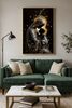 Quadro moderno nativit&agrave; iconico profondi contrasti gentili e riflessi laccati 60x90 COLORI E LUCI - foto 5