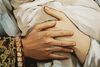 Ulteriore dettaglio di Quadro Sacra Famiglia moderno grande 102x82 stampa dipinta su tela laccata co