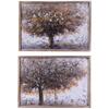 Coppia di quadri incorniciati 70x50 alberi in autunno 39995 COLORI E LUCI