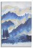 Immagine aggiuntiva di Quadro montagne e alberi riflessi blu 80x120  40486