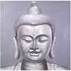 Quadro Buddha quadrato grande 100x100cm - modello A 40186 COLORI E LUCI