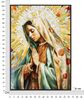 Quadro figura di Madonna dai tratti gentili e delicati 72x102  43991 - foto 6