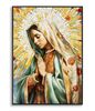 Quadro figura di Madonna dai tratti gentili e delicati 72x102  43991