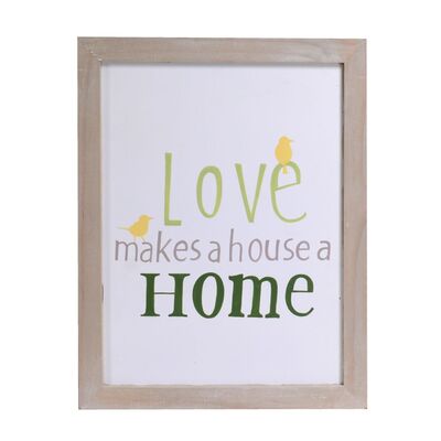 Quadro 30x40cm scritta LOVE HOME  37650