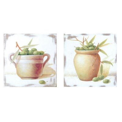 Quadretti 15,2x15,2cm olive  37636