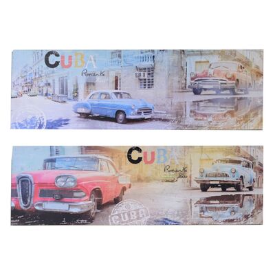 Quadri Cuba 2 stampe 90x30cm  37661