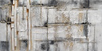 Quadro astratto grigio e tortora brillantini dorati 120x60 42173 COLORI E LUCI