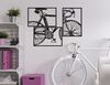 Quadro particolare composizione a tris trittico con bicicletta 115x81 41715 COLORI E LUCI - foto 4