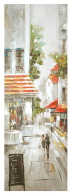 Quadro 40x120 bistrot con passanti 36944 39640 LUCI E COLORI