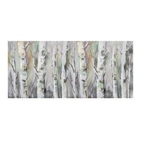 Quadro bosco tronchi 150x70 tonalit&agrave; grigio tortora marroni verdi 37938 COLORI E LUCI