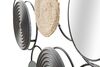 Ulteriore dettaglio di Quadro in metallo e rattan composizione di cerchi con specchi 106,5x52  40953
